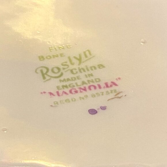 3 For $25 Roslyn Fine Bone China  Magnolia Trinket Dish - Picture 4 of 5